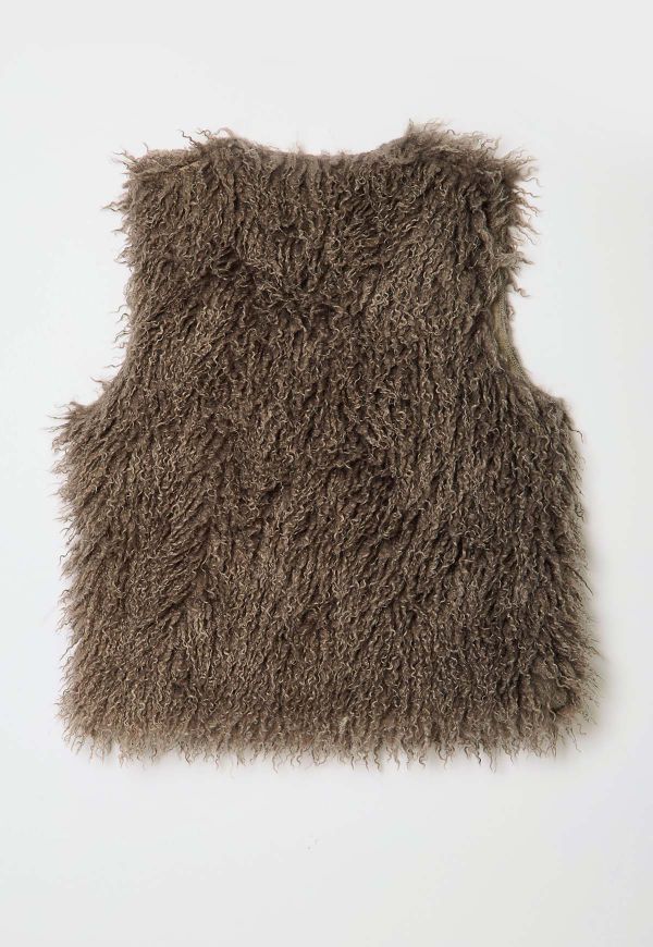 Curly Fur Vest/カーリーファーベスト | アウター | ANIECA ONLINE