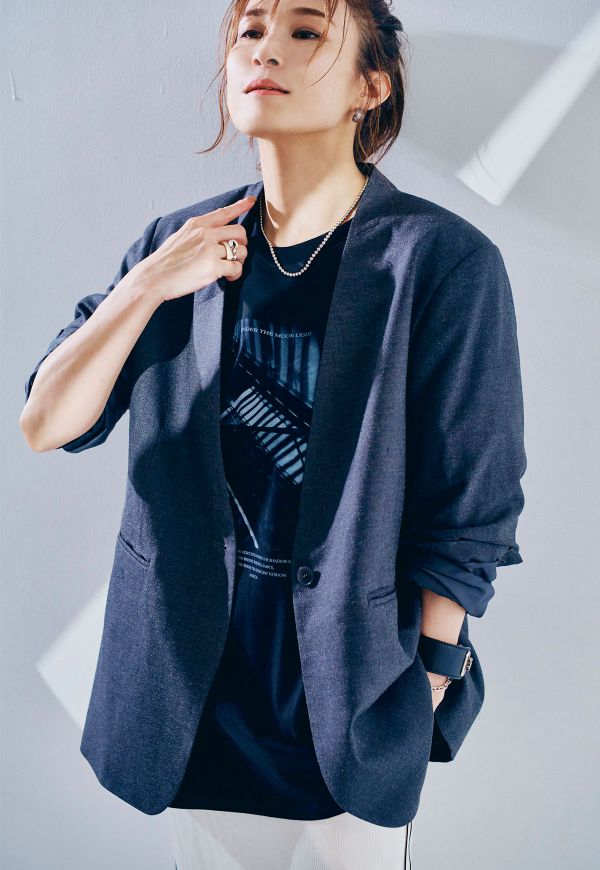 9月11日11:30販売開始】No Collar Jacket/ノーカラージャケット