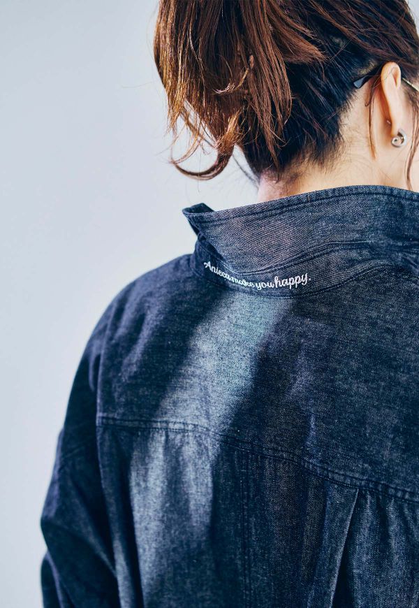 最終値下　新品未使用ANIECA デニムブルー オーバーサイズシャツ 一部受注予約】Denim Shirt/デニムシャツ | トップス | ANIECA