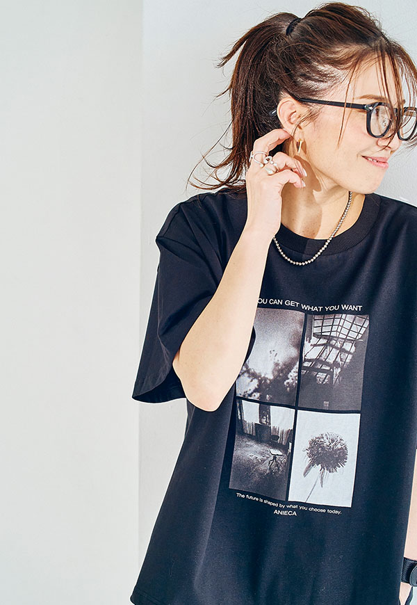 7月3日21時販売開始】Photo A Line Tee/フォトAラインTシャツ