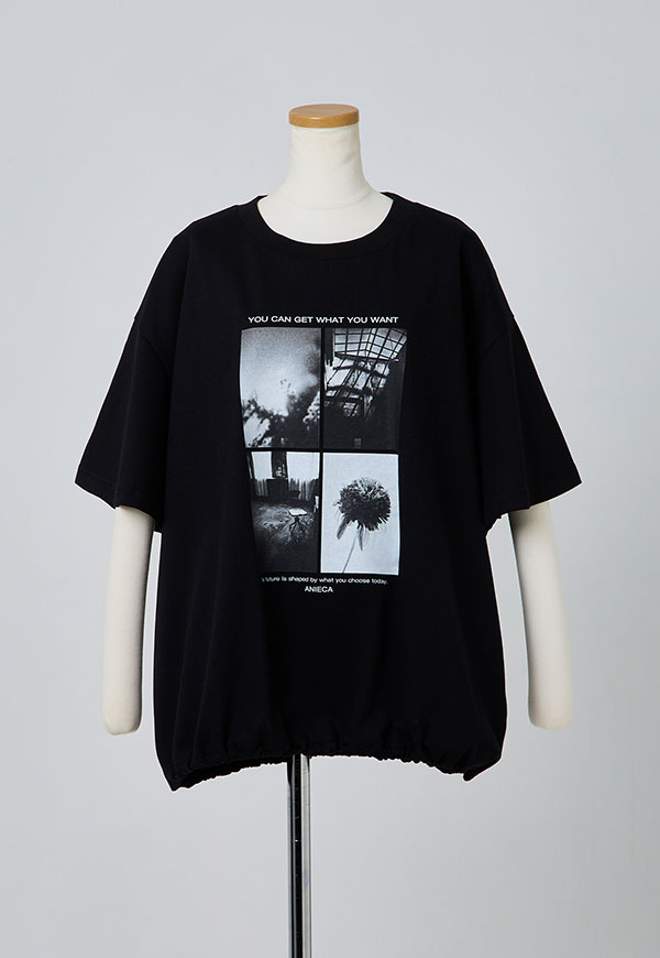 ANIECA アニバーサリーTシャツ　ブラック 7月3日21時販売開始】Photo A Line Tee/フォトAラインTシャツ