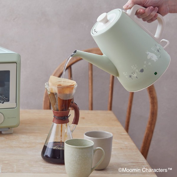 ムーミン【レビューで特典】レコルト クラシックケトル クレール 電気