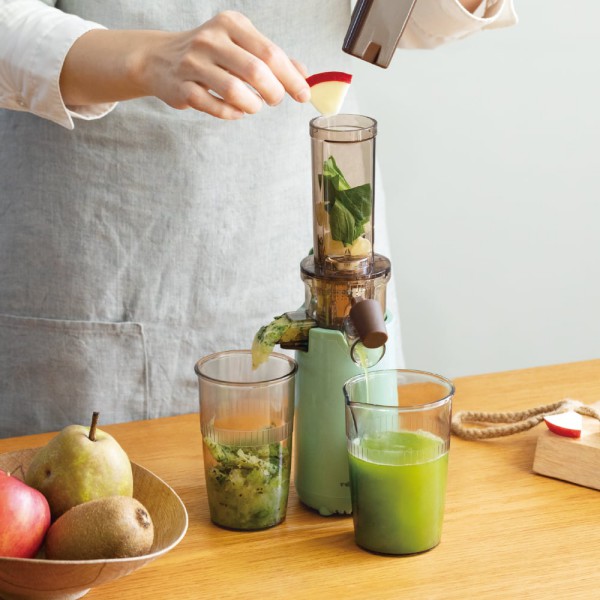 ジューサー【レビューで特典】レコルト コールドプレスジューサーミニ