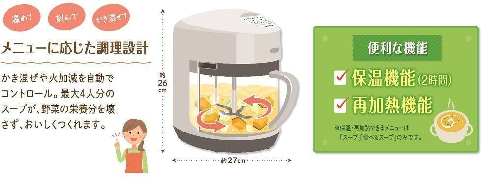スープメーカー※条件特典【ゼンケン 正規販売店】スープリーズR 自動