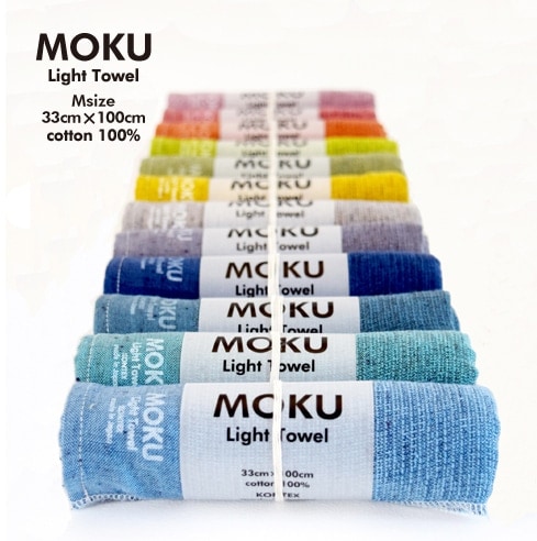 【まとめ買いクーポン配布中】【A倉庫】追跡メール便送料無料 【 Mサイズ  MOKU 】モク （フェイスタオル） kontex コンテックス ライトタオル M スポーツタオル 今治 日本製 コットン 綿 スポーツ サウナ 旅行 薄手 吸水 速乾 軽量 今治タオル 綿 コットン100% 100cm NXT