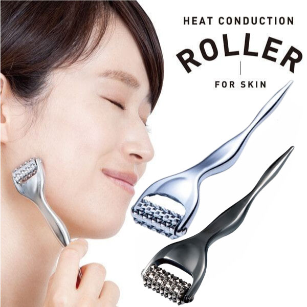 顔用 】熱伝導トリートメントローラー 顔 マッサージ 美容鍼ローラー