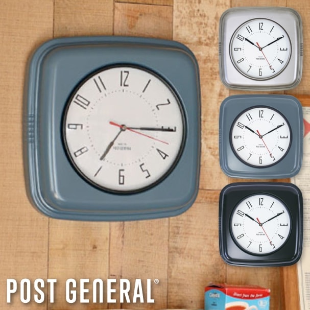 時計【 POST GENERAL】ビスファム ウォールクロック ポストジェネラル