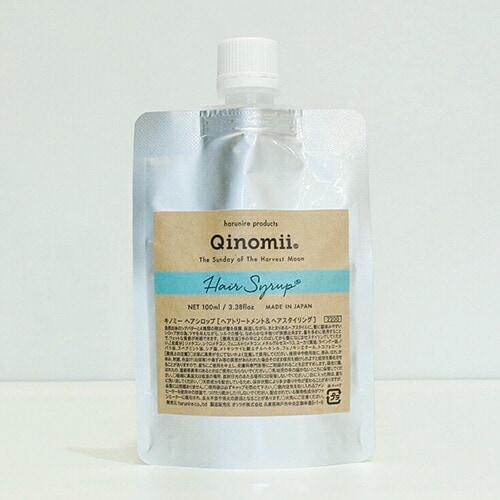 Qinomii Hair Syrup キノミー ヘアシロップ 100ml ｜ シロップ スタイリング剤 髪 保湿 保護 精油 ヘアー 艶 ツヤ キノミ ヘアオイル Qinomii ヘアシロップ 100ml kiito サロン 専売品保湿  乾燥 乾燥対策