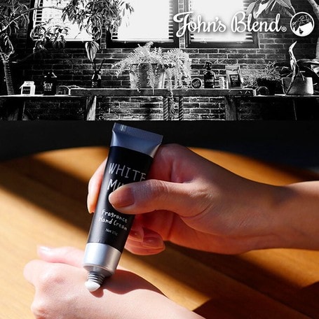【翌営業日発送！】ジョンズブレンド フレグランス　ハンドクリーム ミニ　John's Blend ハンドクリーム ハンドケア 保湿 シアバター アーモンド油 オリーブ ハチミツ ホワイトムスク ムスクジャスミン 新作 人気 ギフトギフト プレゼント頭皮 ニオイ 臭い （NXT）