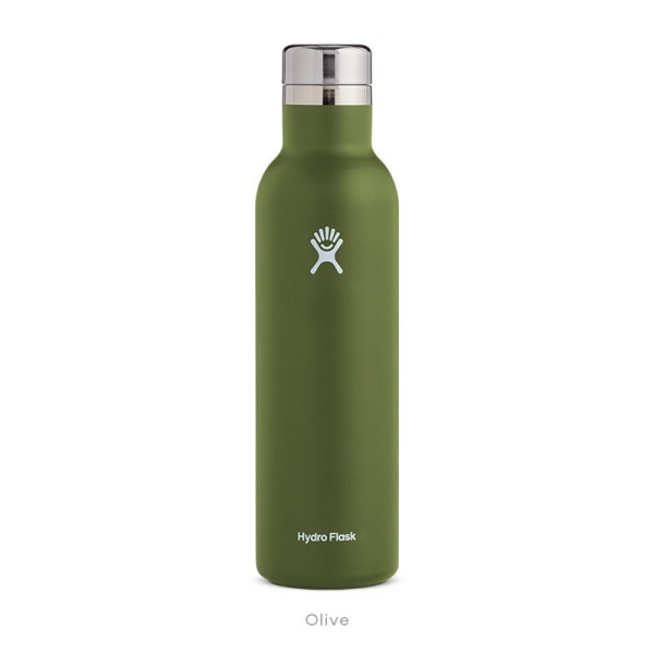 【A倉庫】在庫限り！　740ml【 Hydro Flask 】水筒 BEER & SPIRITS 25 oz Wine Bottle ハイドロフラスク ワインボトル 保温 保冷 ステンレスボトル 魔法瓶 ビール 炭酸対応ボト