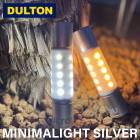 LED�饤�ȡ� DULTON �ۥ���ȥ� �ߥ˥ޥ饤�� MINIMALIGHT SILVER ��󥿥� �ϥ�ǥ��饤�� ������ �����ȥɥ� ���졼�� �������� Ĺ���� USB ����� �ɺ� ���ܾ��� �ŵ� ��Х���Хåƥ꡼ ����ѥ��� 2500mah 4�ѥ��������� ��Ĺ100m TRL008SV����NXT��