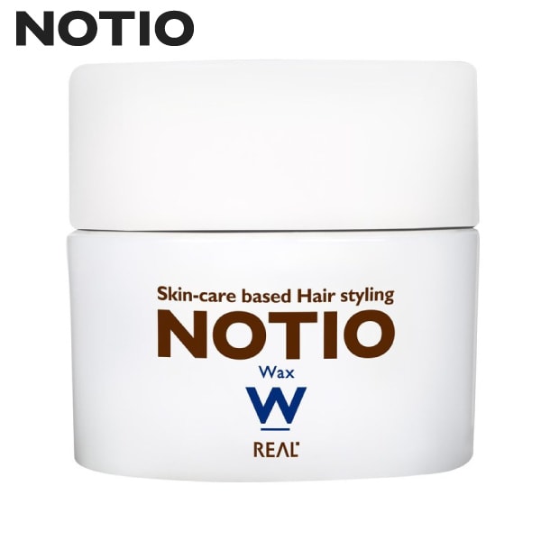【A倉庫】【NOTIO】ノティオ ワックス 45g ｜ リアル化学 REALスタイリング剤 ヘアスタイル ヘアワックス  保湿 敏感肌  ヘアケア NOTIO  美容室 サロン専売品 美容院 FJ