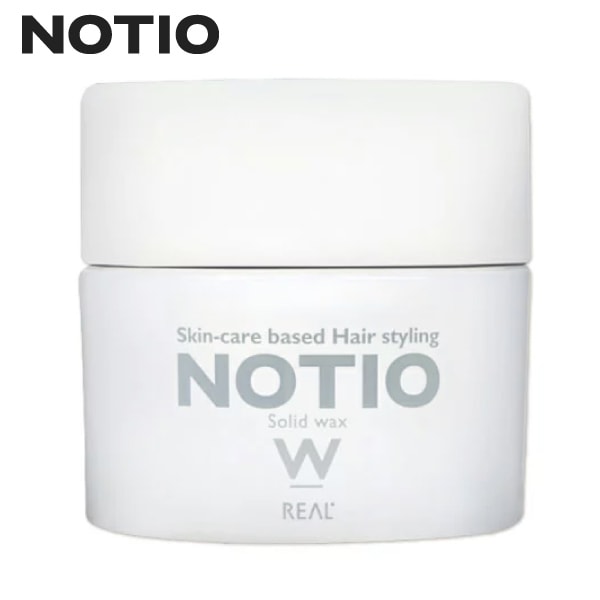 【A倉庫】【NOTIO】ノティオ ソリッド ワックス 45g ｜ リアル化学 REALスタイリング剤 ヘアスタイル ヘアワックス  保湿 敏感肌  ヘアケア NOTIO  美容室 サロン専売品 美容院 FJ