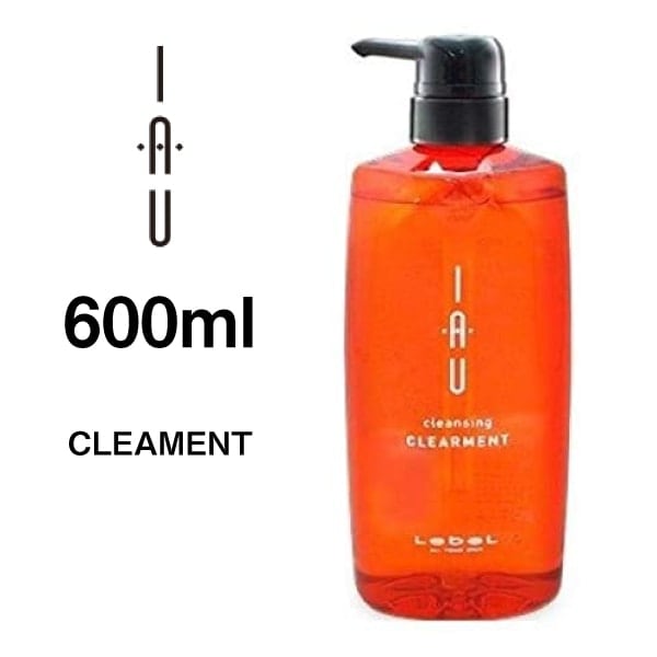 【A倉庫】【クリアメント ポンプ 】Lebel　IAU　ルベル　イオ　クレンジング　クリアメント　600ml　シャンプー　（ orange　D)