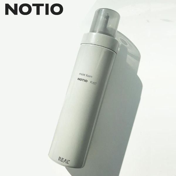 【A倉庫】【NOTIO FUST】ノティオ フュースト モイストフォーム 200g ｜ リアル化学 REAL スタイリング剤 ヘアスタイル ヘアムース  保湿 敏感肌  ヘアケア NOTIO  美容室 サロン専売品 美容院 moist serum FJ
