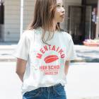 ��A�Ҹˡ�MENTAIKO HIGH SCHOOL T����� ��  ʡ��T����� ������T����� ������ ���ڻ� ��� ��ǥ����� �ե��å���� Ⱦµ ��󤿤��� ����  ����T LOGO TEE �ѥ��ǥ��� ���⤷�� �͵��֥��� ������������ ��