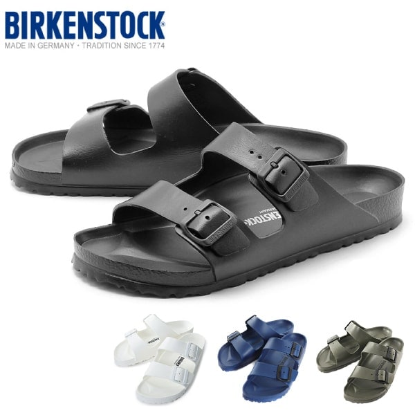【A倉庫】ビルケンシュトック アリゾナ EVA BIRKENSTOCK レディース メンズ サンダル ビルケン コンフォート ストラップサンダル カジュアル ぺたんこ 細幅 軽量 女性 男性 ブラック ホワイト レッド ブルー ピ