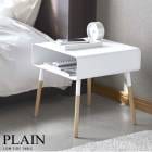 【メーカー直送】PLAIN《 ローサイドテーブル プレーン 》サイドテーブル ナイトテーブル ベッドサイド ローテーブル コーヒーテーブル 机 ベッド ベッドサイド リビング 寝室 ベッドルーム 天然