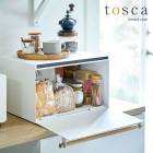 メーカー直送　tosca《  ブレッドケース トスカ  》パンケース 食パン パン キッチン収納 棚 インテリア  収納 ケース ボックス スパイスラック ブレッドビン  保存 トースターラック シン