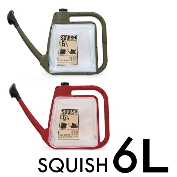 6L 】SQUISH スクイッシュ ウォータリングカン 6L | 折りたたみ