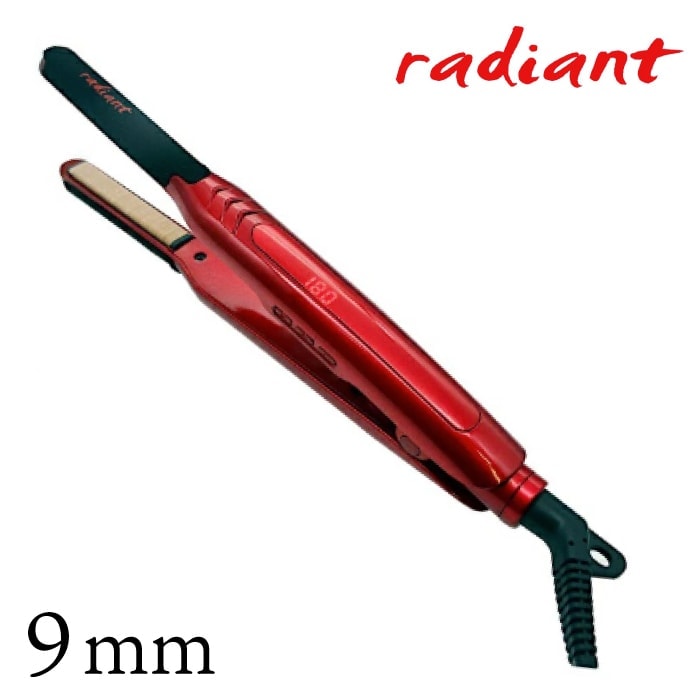 【A倉庫】【送料無料】ラディアント　9mm　 ミニ  シルクプロアイロン ストレートアイロン mini ヘアアイロン ヘアーアイロン アイロン ストレート コテ シルクプレート ダメージ 毛髪 キューティクル 軽減 対策 予防 セ