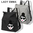 【A倉庫】【NEW】LADYEMMA　バックパック　LADY EMMA   ロゴバッグ リュックサック  レディース マザーズバッグ ショルダーバッグ カジュアル レディ ブランド別検索ブランド名：ハ