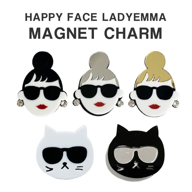 A倉庫】【NEW】LADYEMMA MAGNET マグネットチャーム マスク チャーム