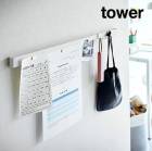 tower《 石こうボード壁対応マグネット用スチールバー タワー 》ウォールフック ウォールハンガー 壁掛け 石こうボードピン 木ねじ 小物 引っ掛け 収納 ウ【B倉庫】|超便利グッズ|生活雑貨