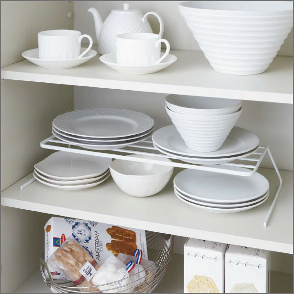 tower《 ディッシュストレージ タワー ワイド 》食器収納ラック お皿
