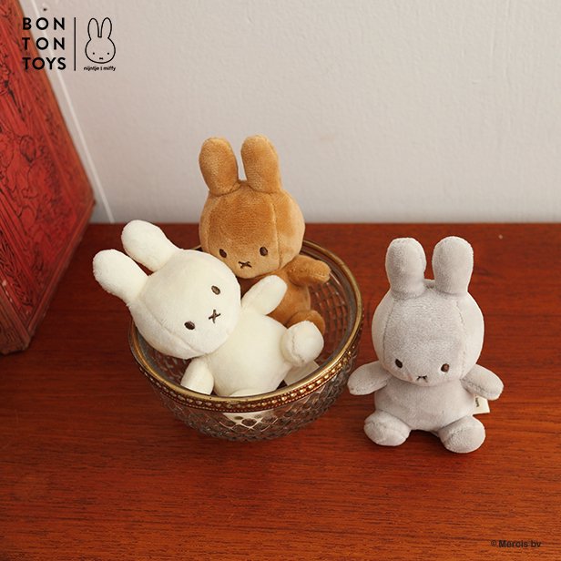 ミッフィー【 Lucky 10cm in Giftbox 】 Miffy ギフトボックス入り ぬいぐるみ 10cm 人形 大人 うさぎ キッズ the X label もこもこ ふわふわ ギフト プレゼント クリスマス 贈り物 出産祝い ボントントイズ BON TON TOYS BTT-046 （MCS）