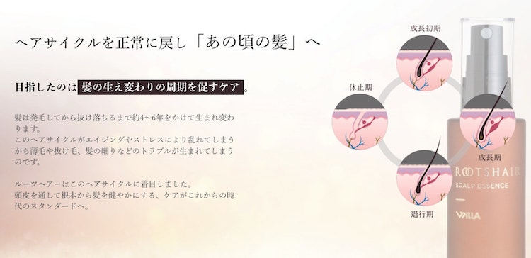 A倉庫】【ROOTS HAIR SCALP ESSENCE】 ルーツヘアー スカルプ