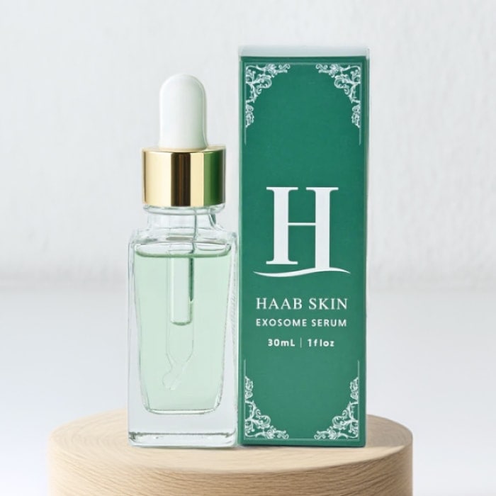【A倉庫】【 最新美容液 】HAAB SKIN プレミアム エクソソームセラム 30ml 　ヒト幹細胞培養液 ハーブスキン エクソソーム セラム 美容液 ハリつや しわ 乾燥 保湿 たるみ ヒアルロン酸 コラーゲン エラスチン ヒ