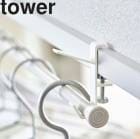 tower《 室内物干しフック2個組 タワー 》物干しハンガー 鴨居 フック 2個 ハンガーフック 物干し竿 洗濯物干し 部屋干し 室内干し 室内 ホルダー 窓【B倉庫】|収納|生活雑貨