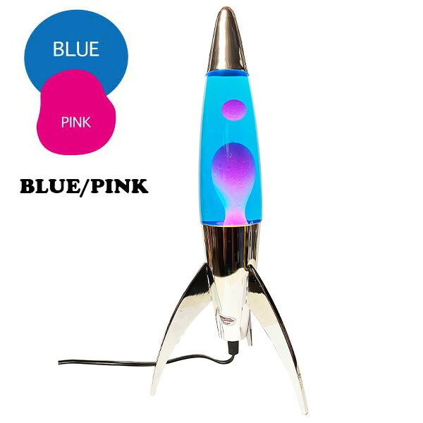A倉庫】【アメリカ雑貨】ランプ RETRO ROCKET LAVA LAMP ラバランプ