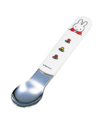 【ミッフィーとお花（ステンレス）】ミッフィー スプーン M-1308C（入園 入学 幼稚園 保育園 小学校 通学 男の子 女の子  通学 子供 遠足 お出かけ メラミン スプーン カトラリー 園児 女子 男子 幼児 通園 miffy SPJ