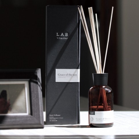 【A倉庫】【条件特典】リードディフューザー【 L.A.B 】リードディフューザー ルームフレグランス アロマディフューザー アロマオイル フレグランス 香り インテリア 日本製 アルコールフリー 芳香剤 高級感 大容量 ギフト プレゼント ソングスオブ