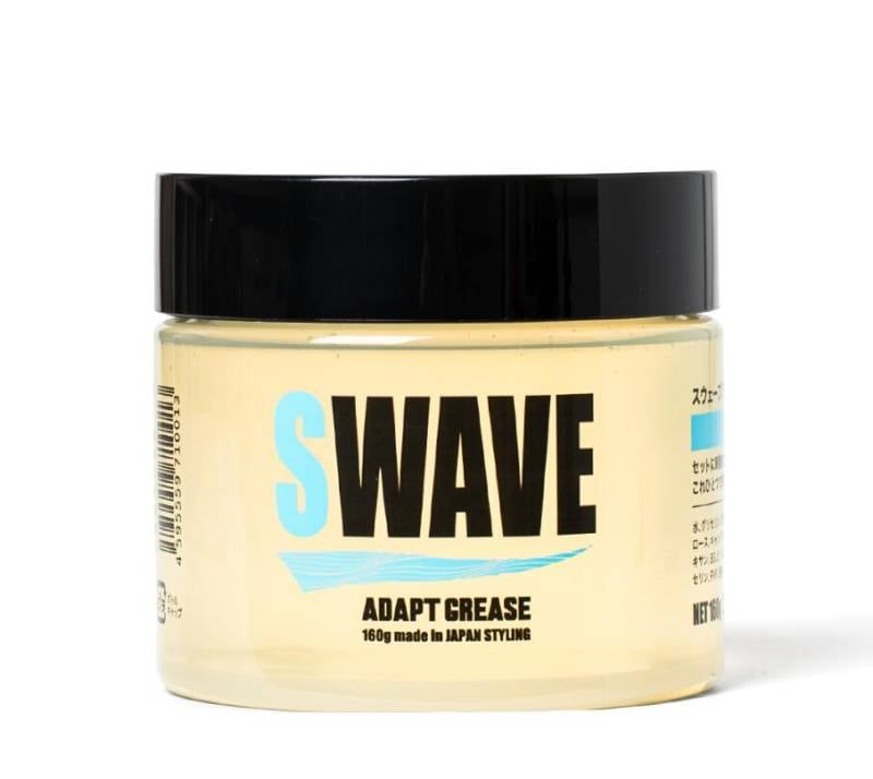 【A倉庫】〈表参道人気美容室監修〉  SWAVE （ スウェーブ ） ヘア ワックス グリース メンズ ADAPT GREASE 160g 日本製ジェルワックス メンズ スタイリング ギフト ヘア ワックス プレゼント ホワイトデー お返し 彼氏 父 お父さん スタイリング剤　スタイリング材