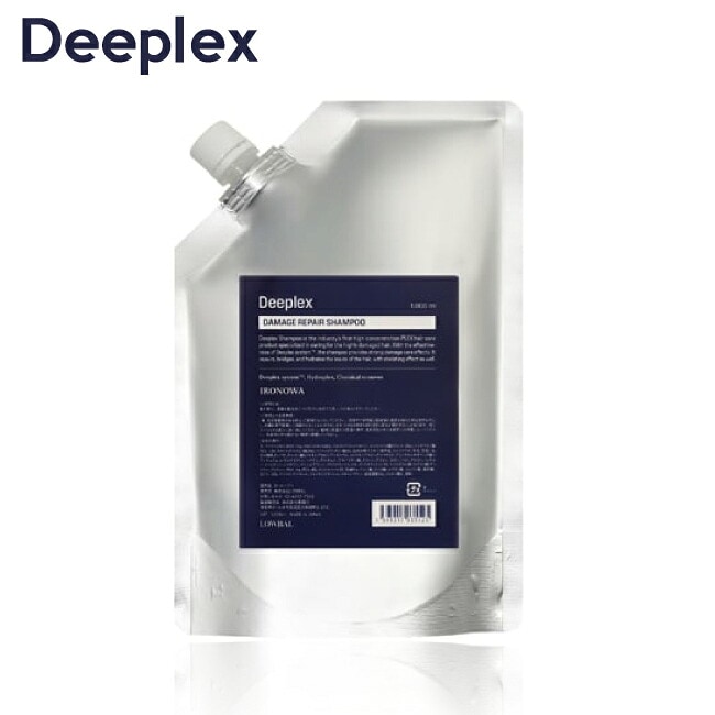 廃盤 　　　【A倉庫】【正規品販売店】【 詰替用 Deeplex 】IRONOWA  Deeplex  ディープレックス シャンプー1000ml  イロノワ　Deeplex ディープレックス デープレックス ダメージケア アミノ酸 修復 髪質改善 ツヤ 美容室 おすすめ サロン専売