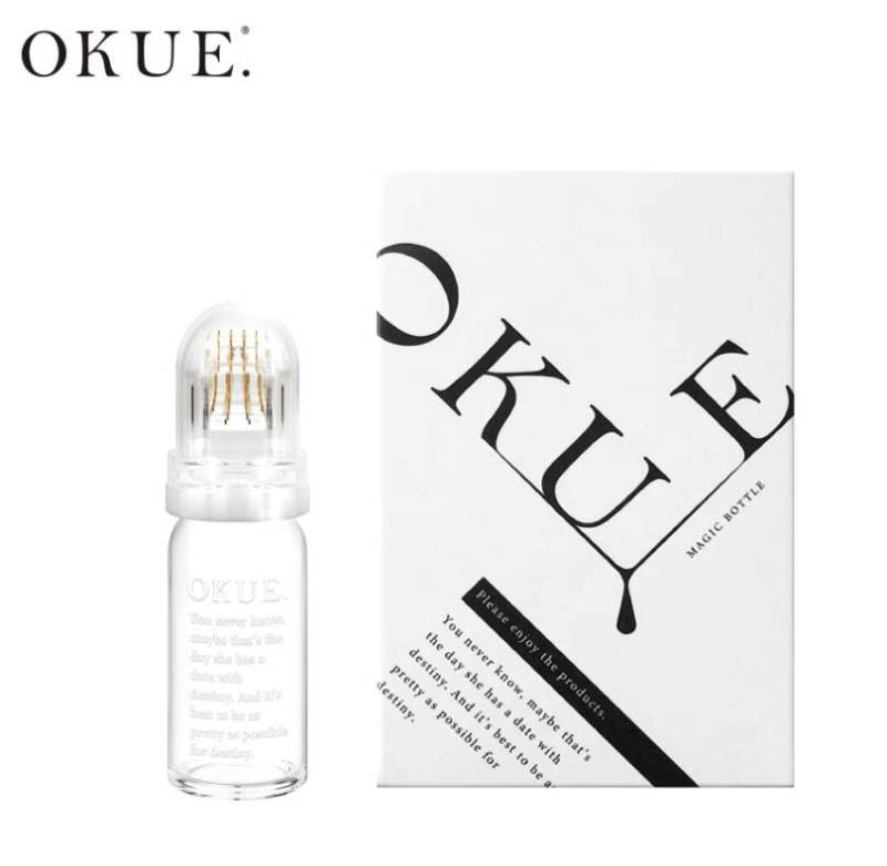 【A倉庫】 正規品 OKUE.【 オクエ マジックボトル浸透促進ボトル 】　ピンローラマジックボトル エイジングケア スキンケア 美容液 次世代型 レチノール 目元 口元 ハリ不足 ツヤ 潤い 弾力 乾燥 遺伝子 細胞 導入ローラー マイクロニードル エイジングケア コラーゲン