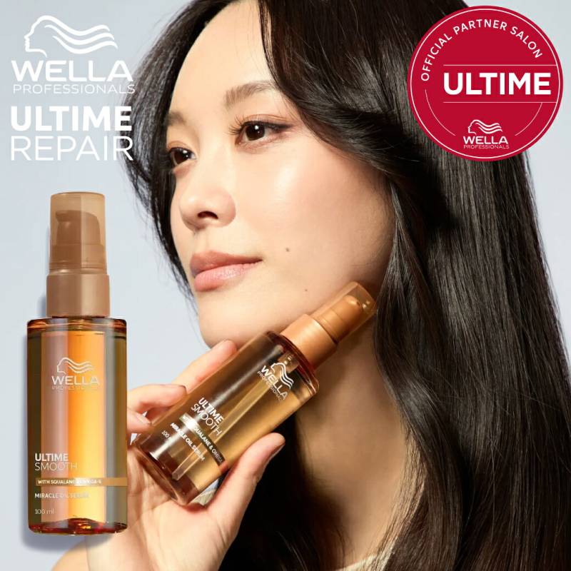【A倉庫】オイル【 送料無料/正規販売店 】ウエラ アルタイムスムース ミラクル オイルセラム  100ml 　WELLA ULTIME SMOOTH　ヘアオイル 洗い流さないトリートメント アウトバス ダメージ補修 ダメージケア ブリーチ毛 ヘアカラー パーマ スタイリング オイル ツヤ 濡れ髪