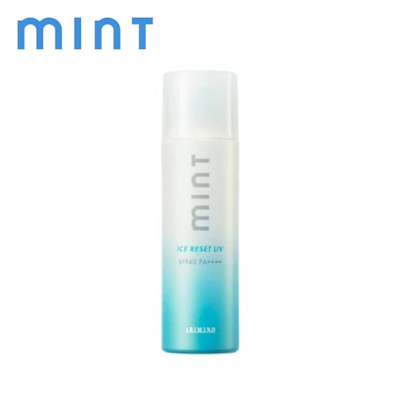 【A倉庫】送料無料！ アリミノ mint 【 ミント アイスリセットUV  】UVドライシャンプー 日焼け止め UV対策 べたつきリセット リフレッシュ 清涼感 ベタつき ニオイケア 冷感 ダメージ 紫外線 速乾 頭皮ケア 暑さ対策 ヘアケア 美容室 サロン専売 ARIMINO