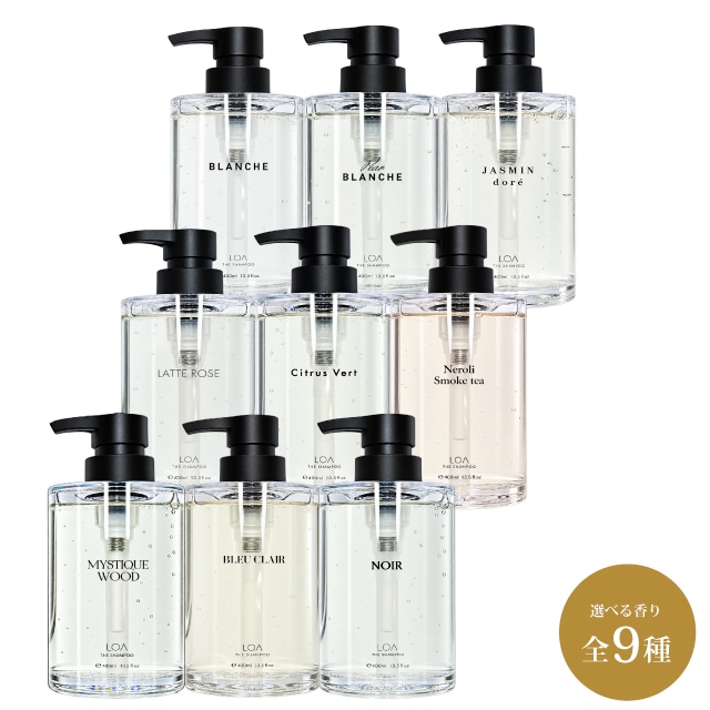 選べる全9種 LOA THE SHAMPOO　ロア ザ シャンプー 400ml　 香水シャンプー フレグランス ヘアケア ダメージ補修 アミノ酸 