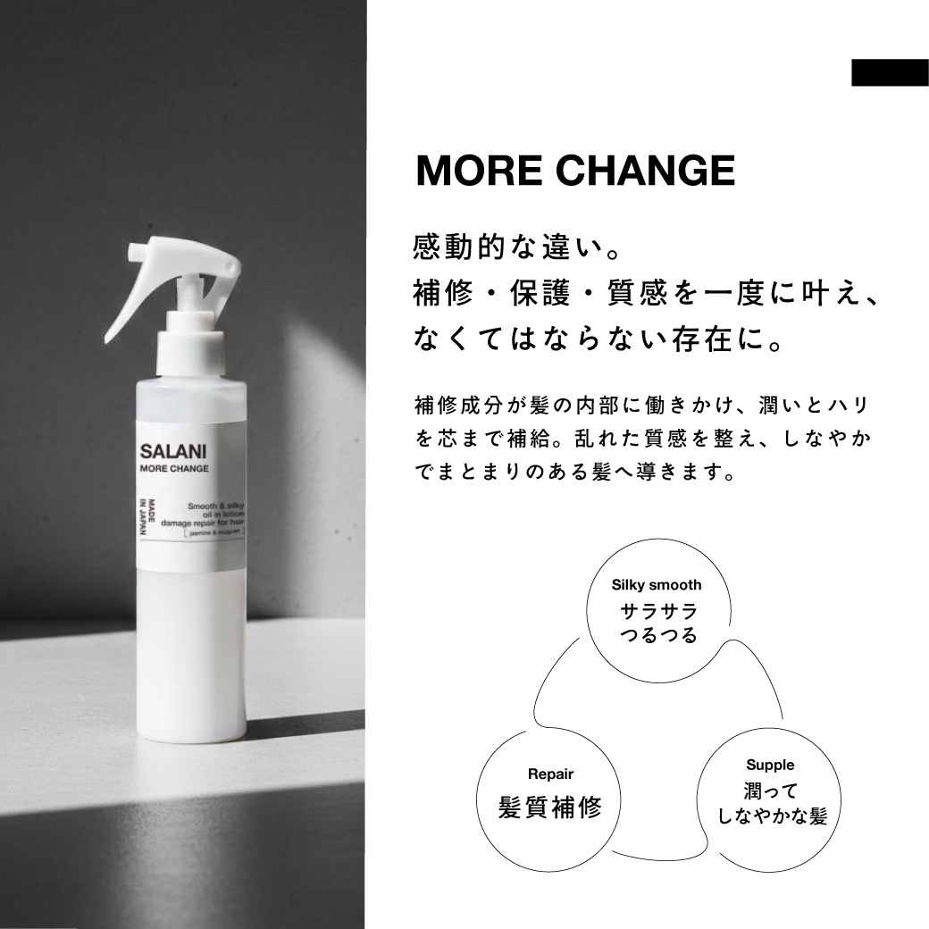 予約3月上旬【新パッケージ】SALANI モアチェンジ 200ml more change