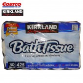 コストコ COSTCO KIRKLAND(カークランド) 2枚重ね バス ティッシュ トイレットペーパー 30ロール(6ロール×5パック) ITEM/1083801