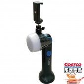 コストコ COSTCO tollight PRO 充電式高演色LEDライト Ra96 800ルーメン スマホ ホルダー付 TL800-96-SH ITEM/22819|撮影 動画 スマホ スマートフォン 撮影用ライト