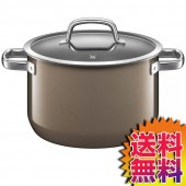 【送料無料】COSTCO コストコ 通販 WMF ヴェーエムエフ ドイツ製鍋 フュージョンテック ミネラル ハイキャセロール 24cm ダークブラス 【ITEM/40208-1】 | 遠赤外線 お洒落