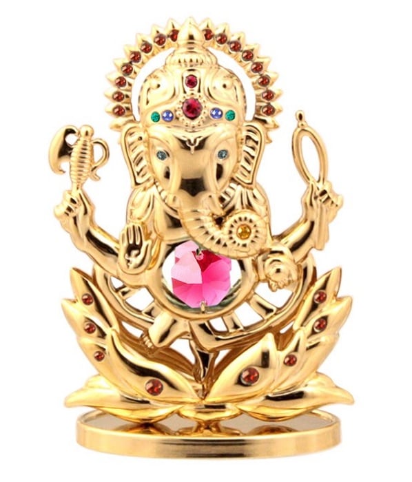 豪華絢爛★ガネーシャ オブジェ 学問・商売の神様 ヒンドゥー教 幸せの置物 ガネーシャ 学業向上 商売繁盛 開運 ヒンドゥー教の神様 象の