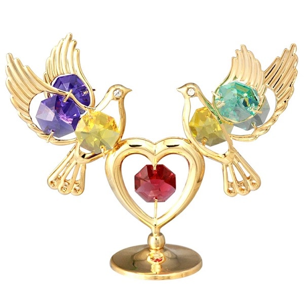 鳩 ハート 置物 誕生日プレゼント ギフト 贈り物 女性 男性 友達