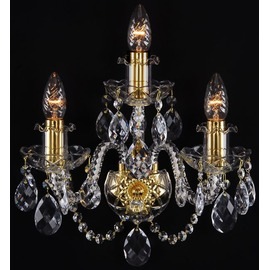 エレガント/ブラケット シャンデリア/W－03G/ゴールドソケット/3