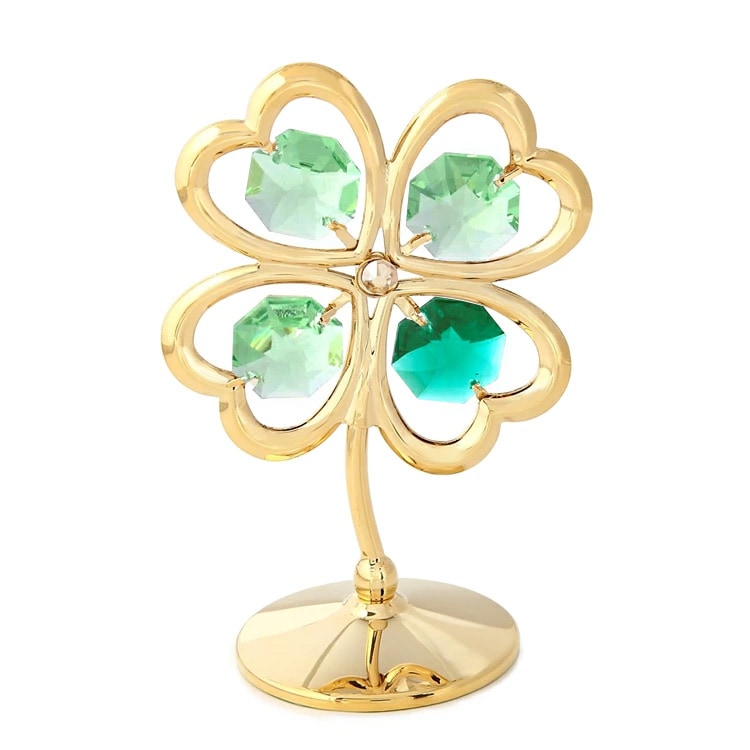 四つ葉のクローバー 置物 3 誕生日プレゼント ギフト 贈り物